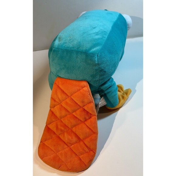 Disney Parks World Perry The Platypus Phineas & Ferb Plush Pillow Stuffed Toy - Picture 3 of 6